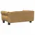 Produktbild 5 för Hundbädd brun 70x45x30 cm sammet