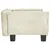 Produktbild 4 för Hundbädd gräddvit 70x45x30 cm sammet