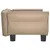 Produktbild 4 för Hundbädd cappuccino 70x45x30 cm konstläder