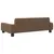 Produktbild 5 för Hundbädd brun 90x53x30 cm tyg