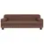 Produktbild 3 för Hundbädd brun 90x53x30 cm konstläder