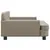 Produktbild 4 för Hundbädd cappuccino 90x53x30 cm konstläder