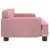 Produktbild 4 för Hundbädd rosa 70x45x30 cm sammet