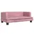 Produktbild 2 för Hundbädd rosa 80x45x30 cm sammet