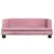 Produktbild 3 för Hundbädd rosa 80x45x30 cm sammet