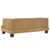 Produktbild 5 för Hundbädd brun 80x45x30 cm sammet