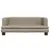 Produktbild 3 för Hundbädd cappuccino 80x45x30 cm konstläder
