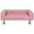 Produktbild 3 för Hundbädd rosa 70x45x26,5 cm sammet