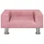 Produktbild 3 för Hundbädd rosa 50x40x26,5 cm sammet