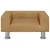 Produktbild 3 för Hundbädd brun 50x40x26,5 cm sammet
