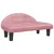 Produktbild 2 för Hundbädd rosa 70x52x30 cm sammet