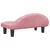 Produktbild 5 för Hundbädd rosa 70x52x30 cm sammet