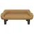 Produktbild 3 för Hundbädd brun 70x40x24 cm sammet