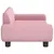 Produktbild 4 för Hundbädd rosa 70x45x33 cm sammet