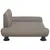 Produktbild 4 för Hundbädd taupe 70x45x28 cm tyg