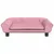 Produktbild 3 för Hundbädd rosa 70x48x22 cm sammet