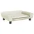 Produktbild 2 för Hundbädd gräddvit 70x48x22 cm sammet