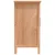 Produktbild 5 för Tvättställsskåp 66x29x61,5 cm massivt valnötsträ