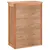 Produktbild 6 för Väggmonterat badrumsskåp 42x23x60 cm massivt valnötsträ