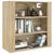 Produktbild 8 för Väggskåp sonoma-ek 80x33x80 cm konstruerat trä
