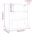 Produktbild 10 för Väggskåp sonoma-ek 80x33x80 cm konstruerat trä