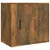 Produktbild 2 för Väggmonterat sängbord rökfärgad ek 50x30x47 cm