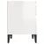 Produktbild 6 för Sängbord vit högglans 40x35x50 cm