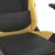 Produktbild 8 för Gamingstol svart och guld konstläder