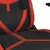 Produktbild 8 för Gamingstol svart och röd konstläder
