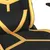Produktbild 9 för Gamingstol med fotstöd svart och guld konstläder
