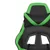 Produktbild 12 för Gamingstol med fotstöd svart och grön konstläder