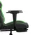 Produktbild 11 för Gamingstol med fotstöd svart och grön konstläder
