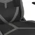 Produktbild 9 för Gamingstol med fotstöd svart och grå konstläder