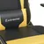 Produktbild 8 för Gamingstol svart och guld konstläder