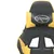 Produktbild 11 för Gamingstol svart och guld konstläder