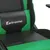 Produktbild 8 för Gamingstol svart och grön konstläder