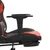Produktbild 11 för Gamingstol med fotstöd svart och röd konstläder