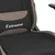 Produktbild 9 för Gamingstol med fotstöd svart och taupe tyg