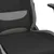Produktbild 9 för Gamingstol med fotstöd svart och ljusgrå tyg