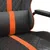 Produktbild 8 för Gamingstol svart och orange konstläder