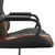 Produktbild 10 för Gamingstol svart och orange konstläder