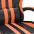Produktbild 9 för Gamingstol med fotstöd svart och orange konstläder