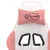Produktbild 11 för Gamingstol vit och rosa konstläder