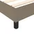 Produktbild 7 för Ramsäng taupe 140x200 cm tyg