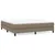 Produktbild 2 för Ramsäng taupe 160x200 cm tyg