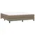 Produktbild 3 för Ramsäng taupe 160x200 cm tyg