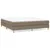 Produktbild 2 för Ramsäng taupe 160x200 cm tyg