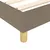 Produktbild 7 för Ramsäng taupe 180x200 cm tyg