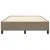 Produktbild 5 för Ramsäng taupe 140x190 cm tyg
