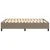 Produktbild 6 för Ramsäng taupe 140x190 cm tyg
